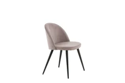 Fjôrd Eetkamerstoel Velvet Dusty Roze