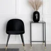 Fjôrd Eetkamerstoel Velvet Goud/Zwart