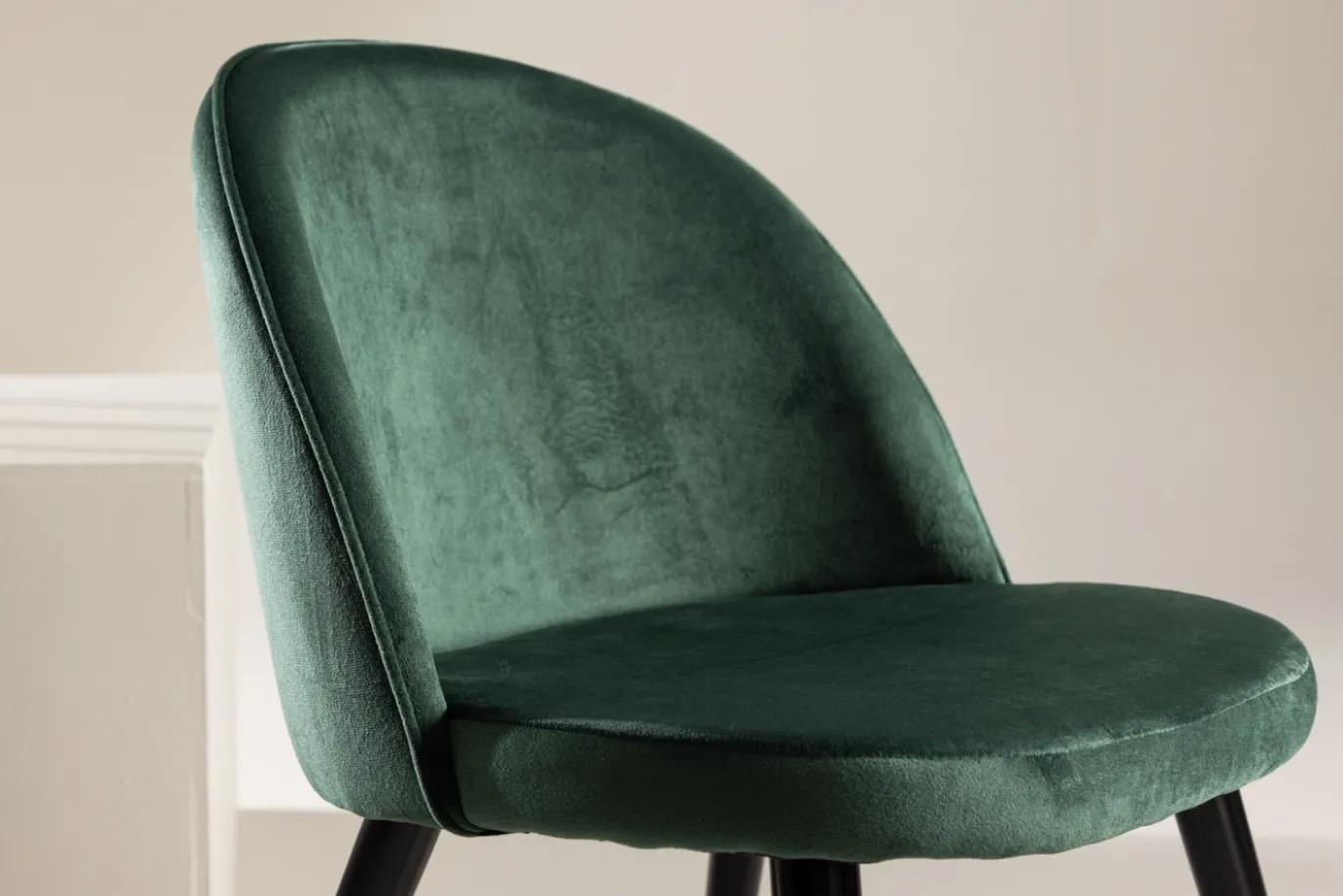 Fjôrd Eetkamerstoel Velvet Groen