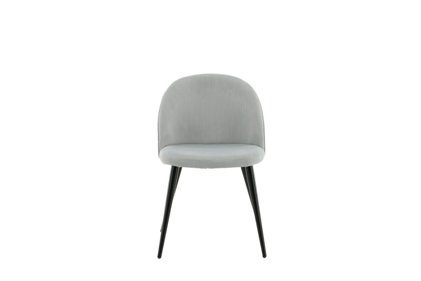 Fjôrd Eetkamerstoel Velvet Lichtgrijs