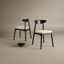 Fjôrd Eetkamerstoel Ven Zwart