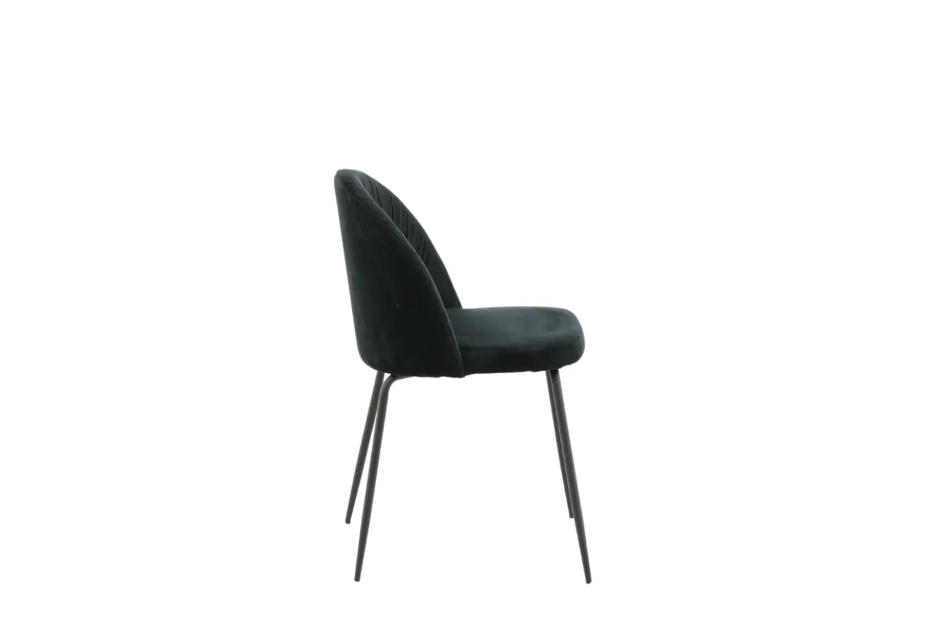 Fjôrd Eetkamerstoel Wrinkles Zwart Velvet
