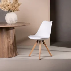 Fjôrd Eetkamerstoel Zeno Wit