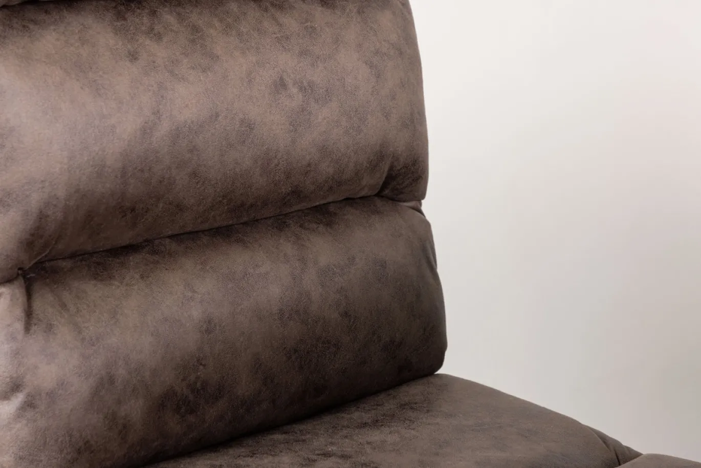 Fjôrd Eetkamerstoel Zizo Zwart/Bruin Microfiber Stof