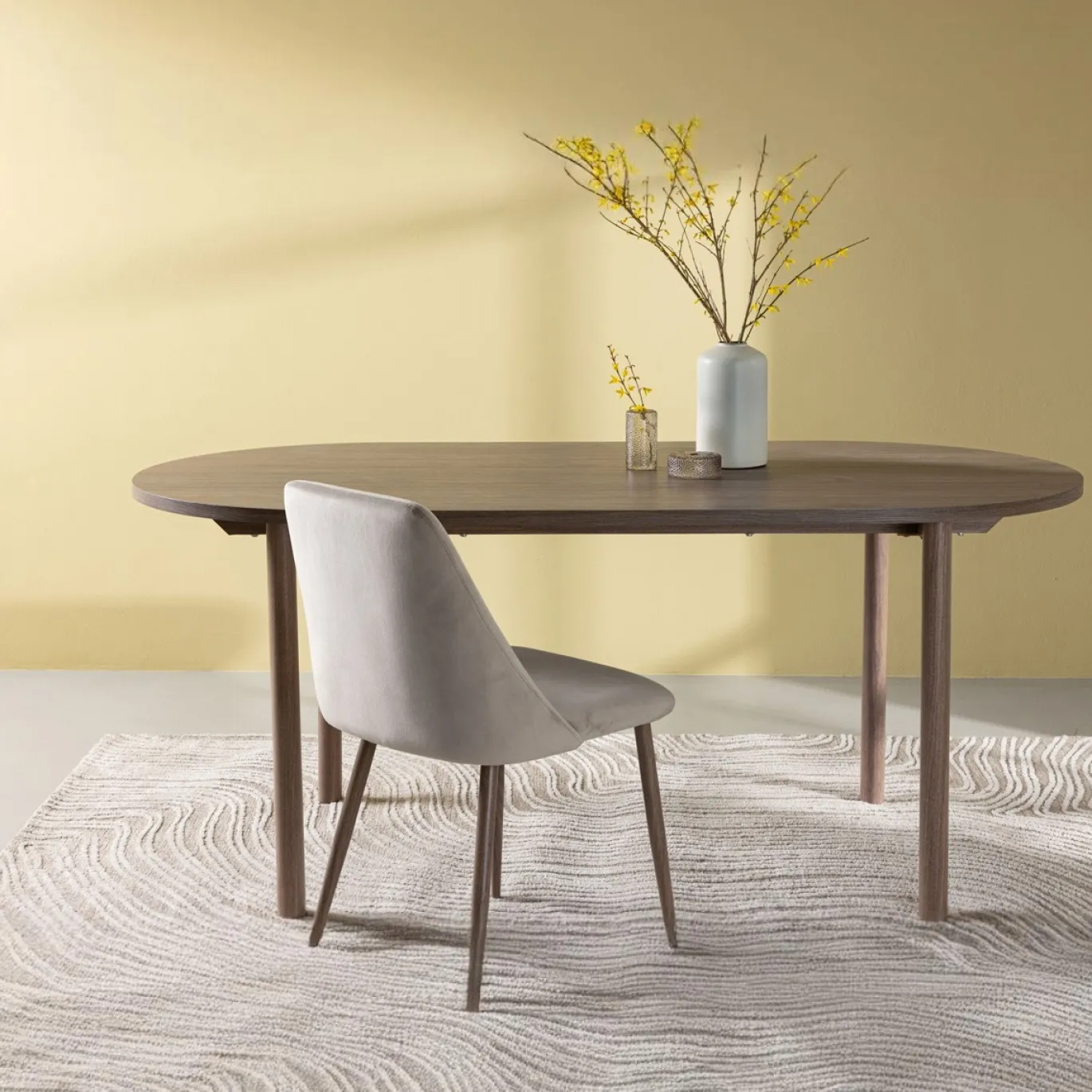 Fjôrd Eettafel Andy Bruin Ovaal 180cm