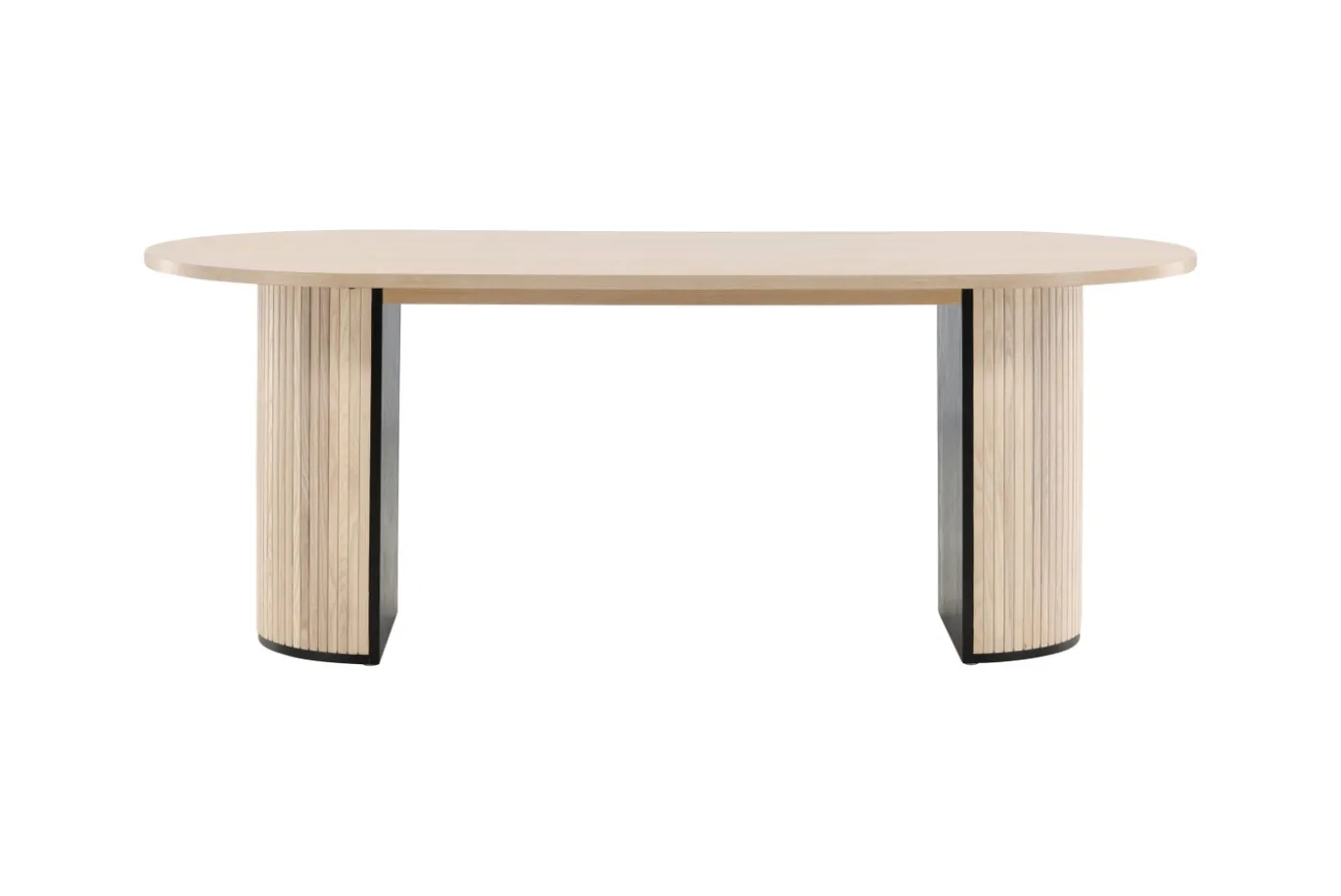 Fjôrd Eettafel Bianca Ovaal Beige 200cm