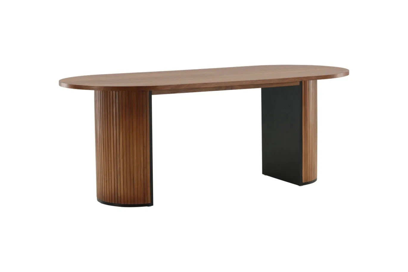 Fjôrd Eettafel Bianca Ovaal Bruin 200cm