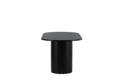 Fjôrd Eettafel Bianca Ovaal Zwart 200cm