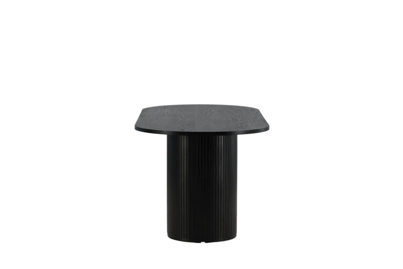 Fjôrd Eettafel Bianca Ovaal Zwart 200cm