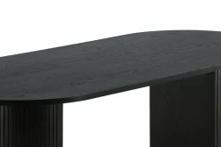 Fjôrd Eettafel Bianca Ovaal Zwart 200cm