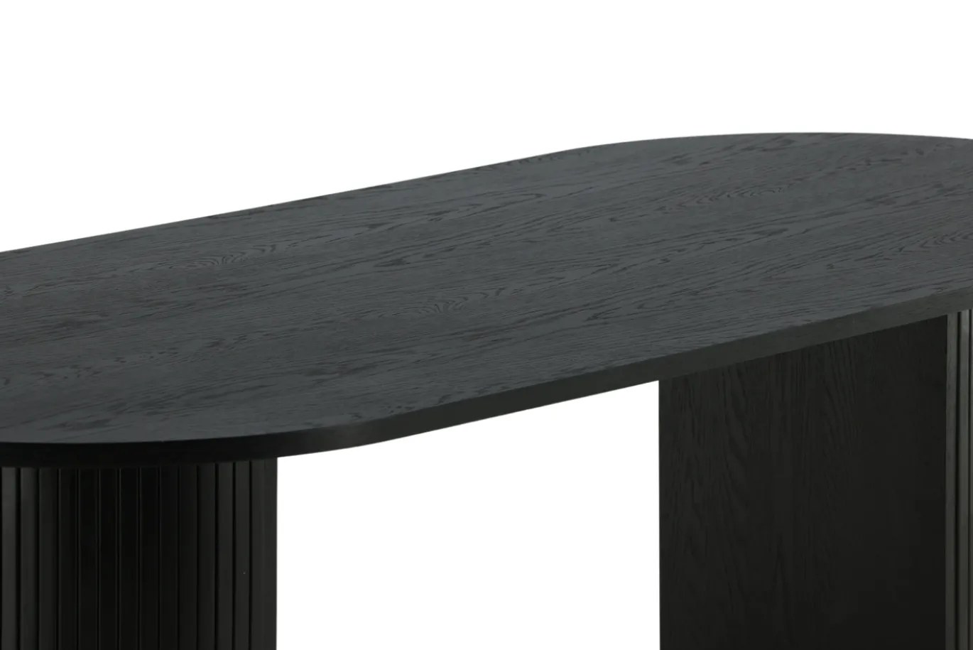 Fjôrd Eettafel Bianca Ovaal Zwart 200cm
