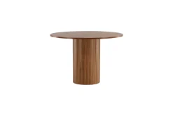 Fjôrd Eettafel Bianca Rond Bruin 110cm