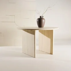 Fjôrd Eettafel Björholmen ⌀120cm Whitewash