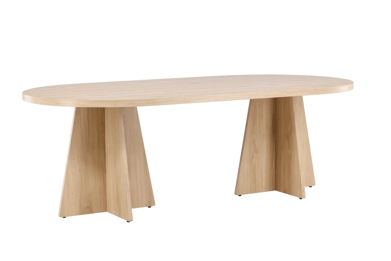 Fjôrd Eettafel Bootcut Naturel Ovaal 230cm