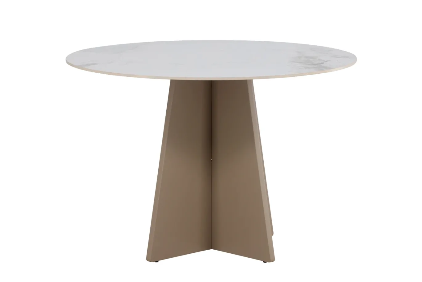 Fjôrd Eettafel Bootcut Rond Beige ⌀110cm