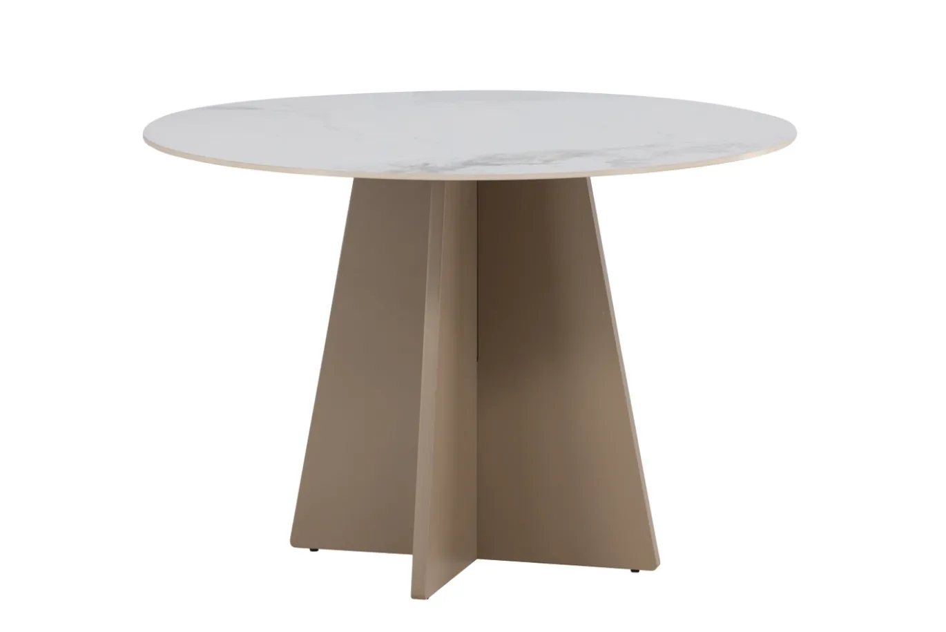Fjôrd Eettafel Bootcut Rond Beige ⌀110cm