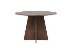 Fjôrd Eettafel Bootcut Rond Bruin 110cm