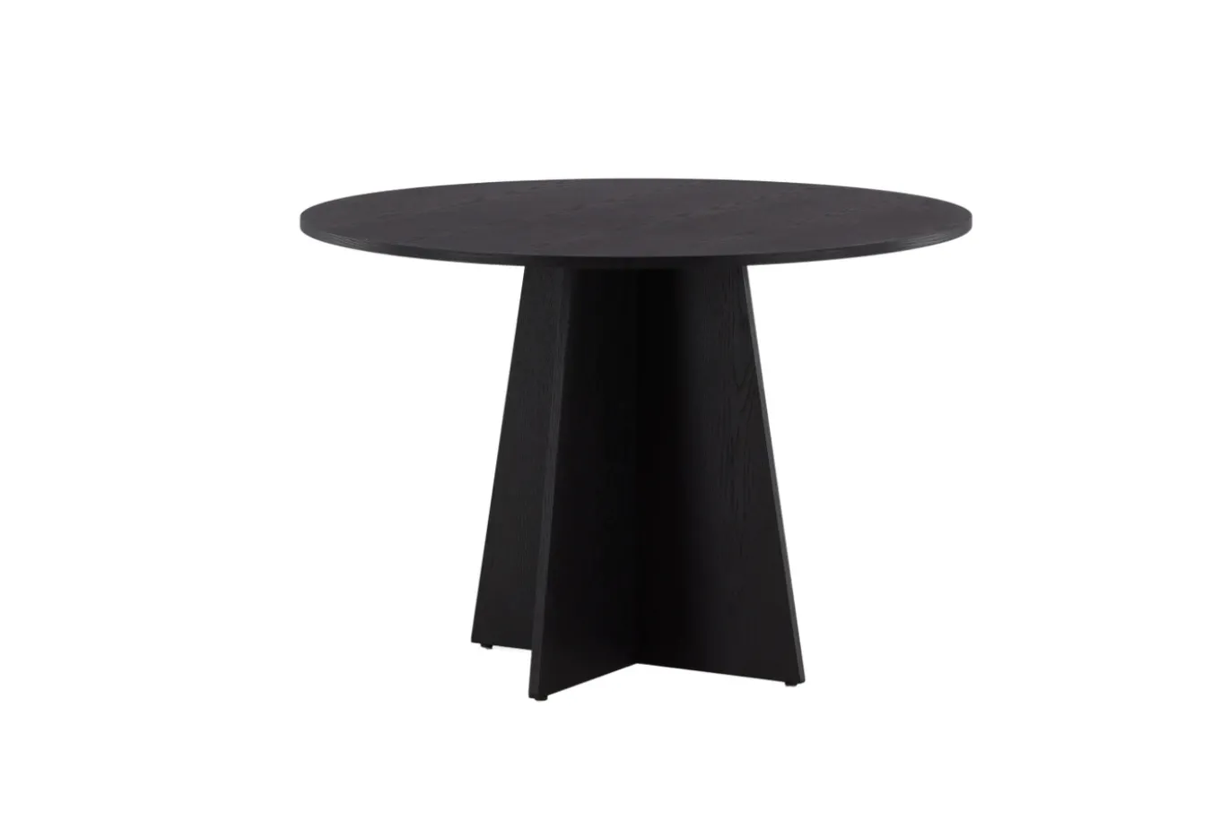 Fjôrd Eettafel Bootcut Rond Zwart 110cm