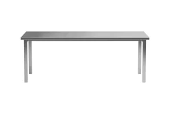 Fjôrd Eettafel Cilo RVS Zilver 210x95cm