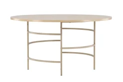 Fjôrd Eettafel Copenhagen Rond Whitewash/Beige ⌀140cm