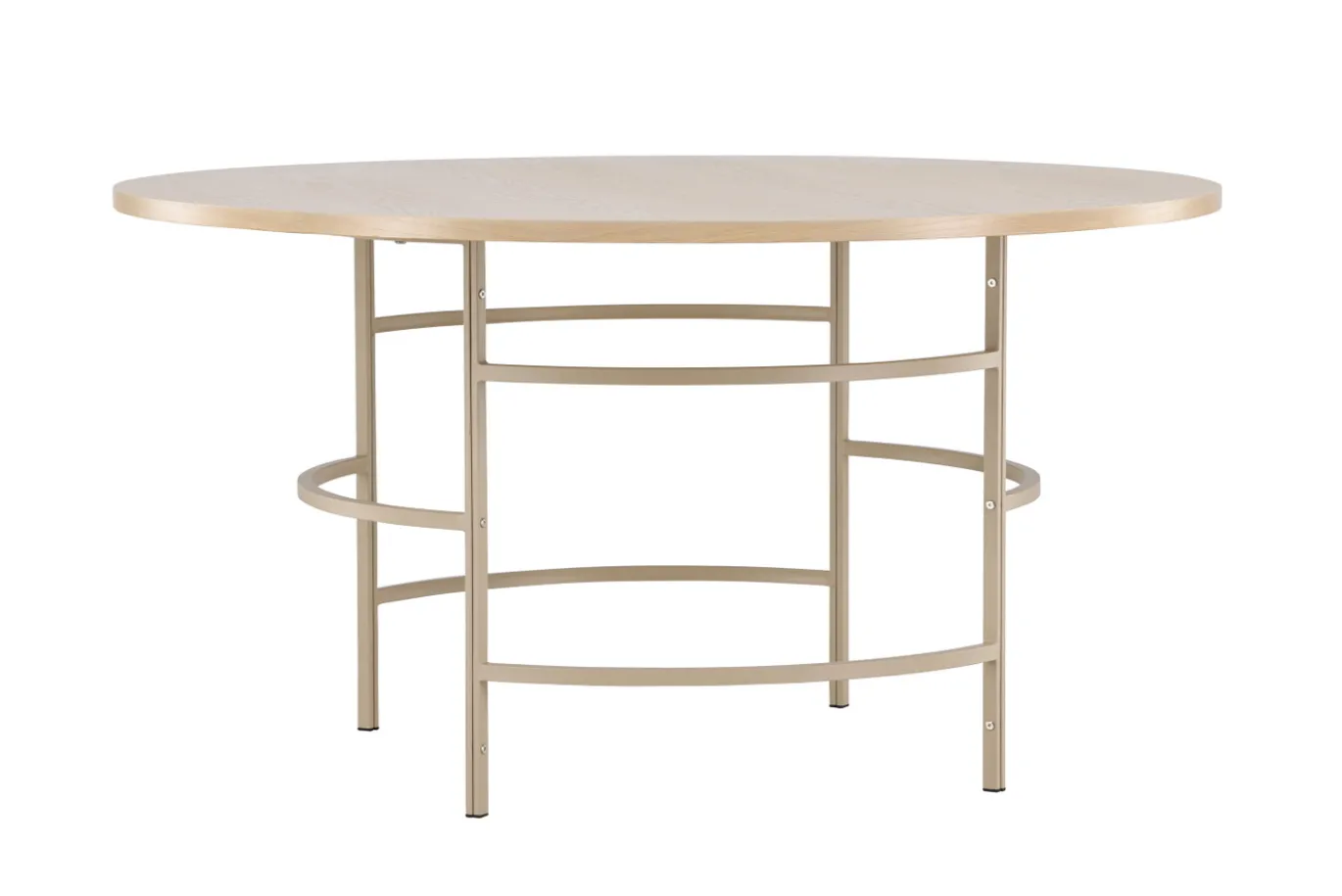 Fjôrd Eettafel Copenhagen Rond Whitewash/Beige ⌀140cm
