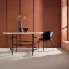 Fjôrd Eettafel Copenhagen Rond Whitewash/Zwart ⌀140cm