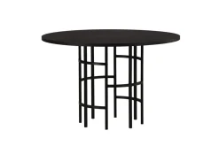 Fjôrd Eettafel Copenhagen Rond Zwart Fineer 110cm