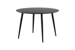 Fjôrd Eettafel Dipp Zwart 115cm