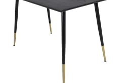 Fjôrd Eettafel Dipp Zwart Rond 120cm Met Gouden Poot