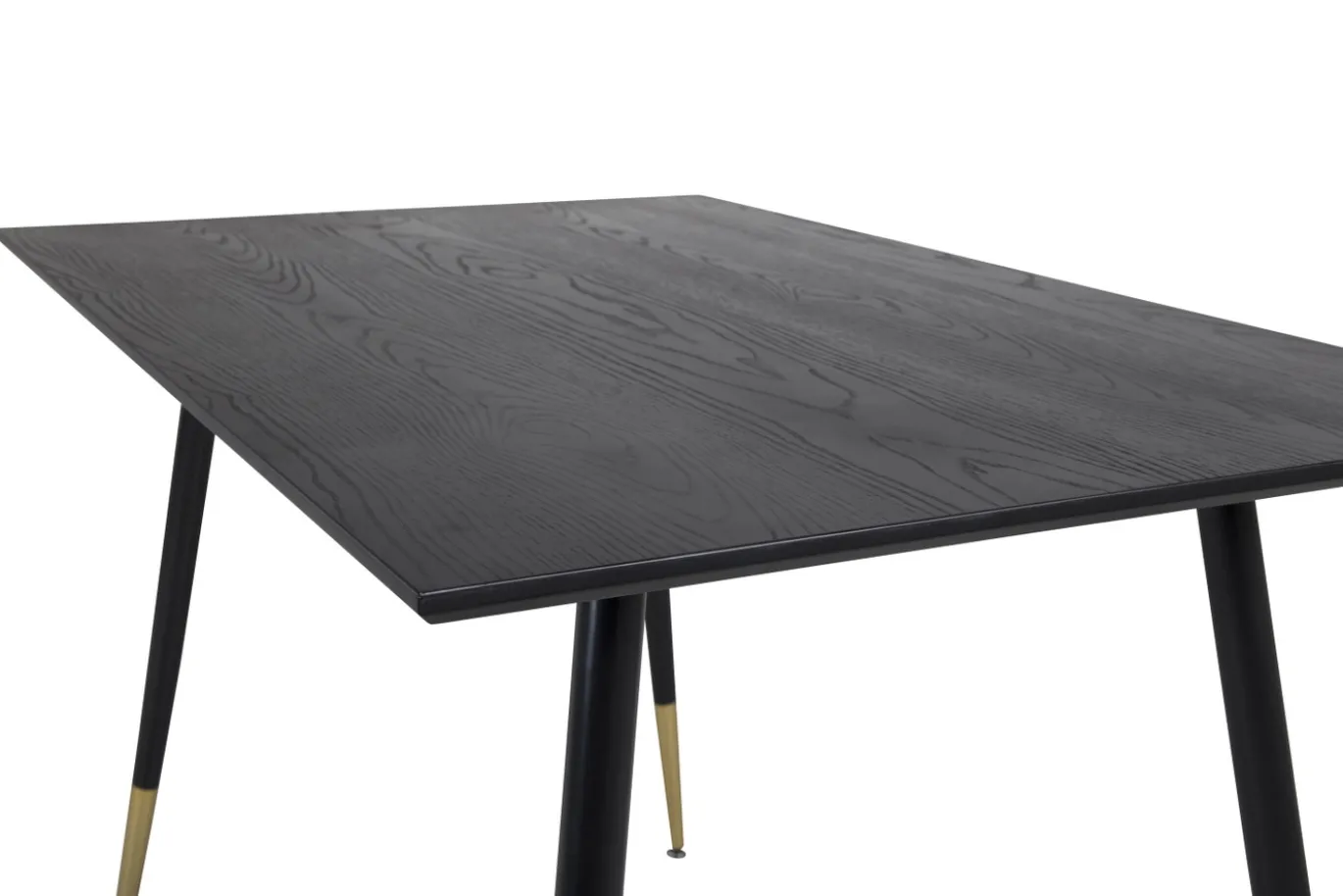 Fjôrd Eettafel Dipp Zwart Rond 120cm Met Gouden Poot
