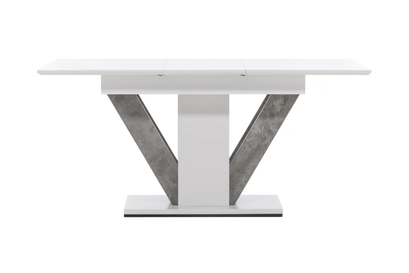 Fjôrd Eettafel Disa 120/160x80 Wit/Grijs