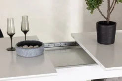 Fjôrd Eettafel Disa 120/160x80 Wit/Grijs