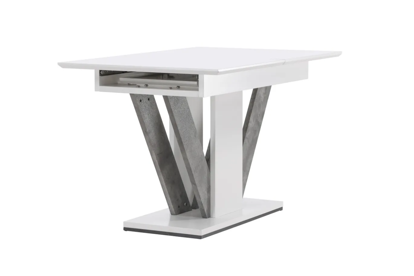 Fjôrd Eettafel Disa 120/160x80 Wit/Grijs