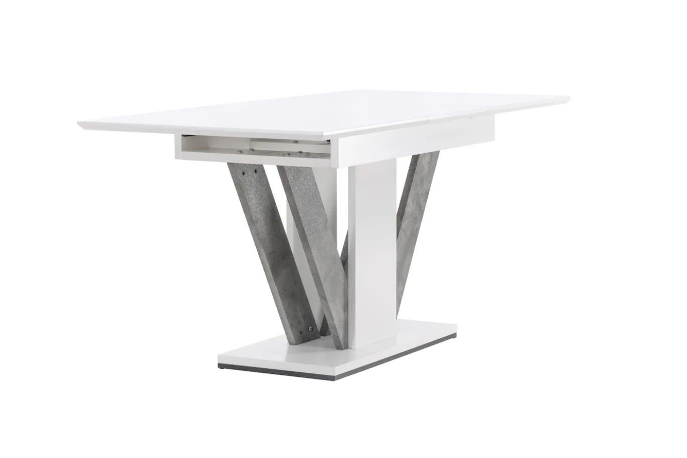 Fjôrd Eettafel Disa 120/160x80 Wit/Grijs