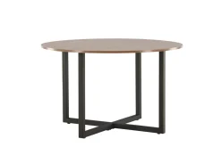 Fjôrd Eettafel Durango Rond Zwart Walnoot