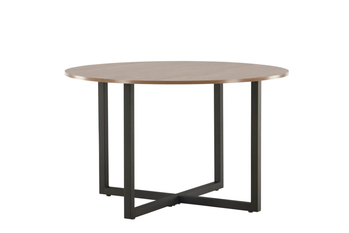 Fjôrd Eettafel Durango Rond Zwart Walnoot