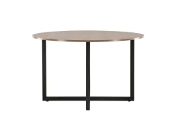 Fjôrd Eettafel Durango Rond Zwart Walnoot