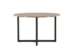 Fjôrd Eettafel Durango Rond Zwart Walnoot