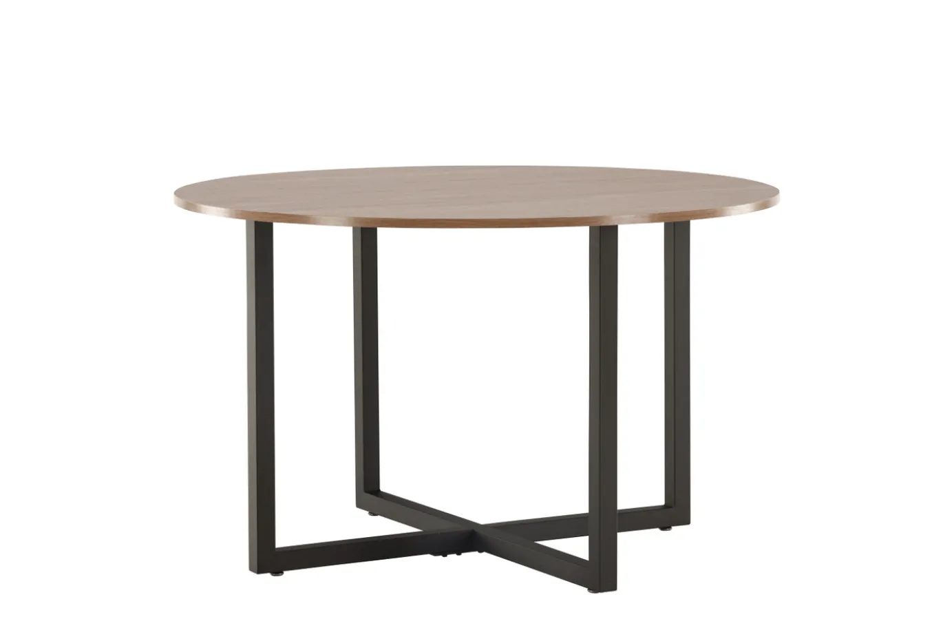 Fjôrd Eettafel Durango Rond Zwart Walnoot
