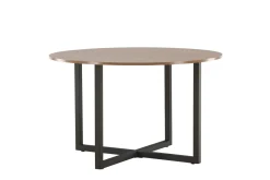 Fjôrd Eettafel Durango Rond Zwart Walnoot
