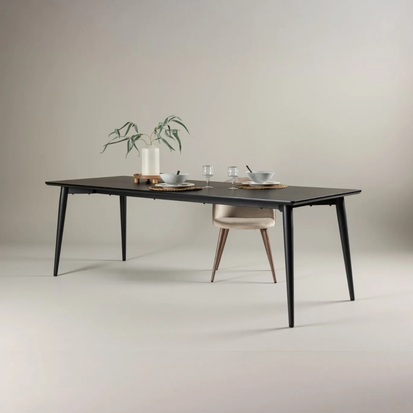 Fjôrd Eettafel Ellis 85x230cm Zwart