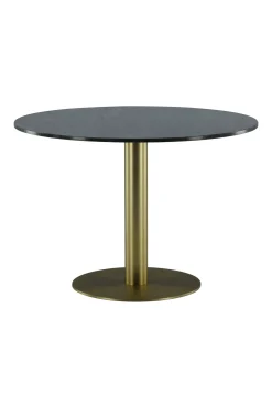Fjôrd Eettafel Estelle Rond 106cm Grijs Marmer Brass