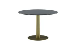 Fjôrd Eettafel Estelle Rond 106cm Grijs Marmer Brass