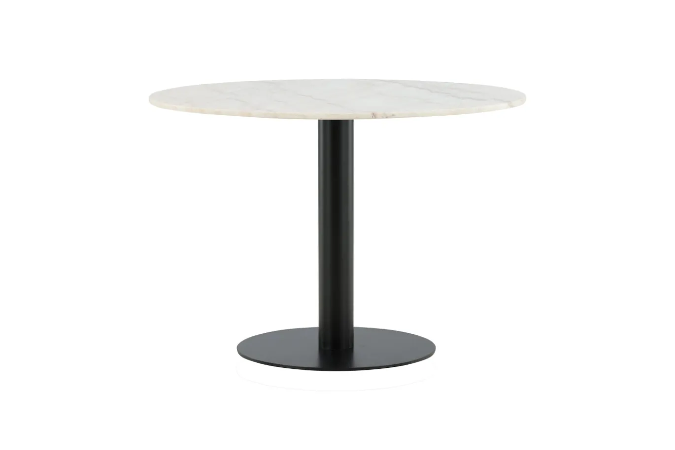Fjôrd Eettafel Estelle Rond 106cm Wit Marmer Zwart