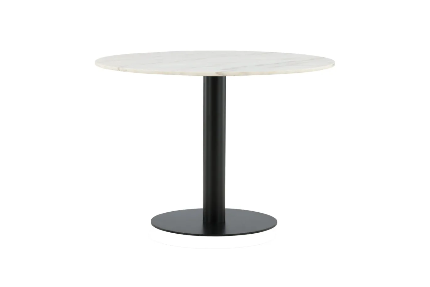 Fjôrd Eettafel Estelle Rond 106cm Wit Marmer Zwart