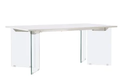 Fjôrd Eettafel Ester Glas Betonlook 180x90cm