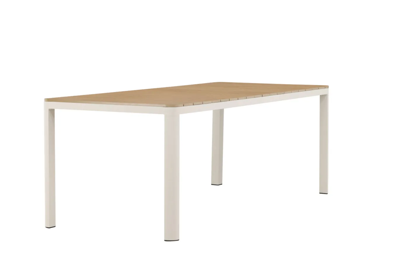 Fjôrd Eettafel Etna Aluminium Beige 210x90cm