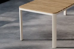 Fjôrd Eettafel Etna Aluminium Beige 210x90cm