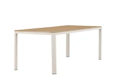 Fjôrd Eettafel Etna Aluminium Beige 210x90cm