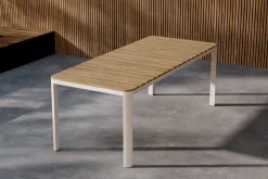 Fjôrd Eettafel Etna Aluminium Beige 210x90cm